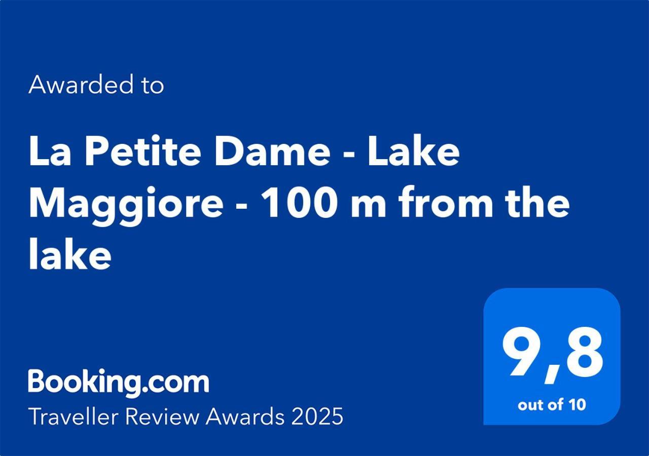 La Petite Dame - Lake Maggiore - 100 M From The Lake Verbania Exteriör bild